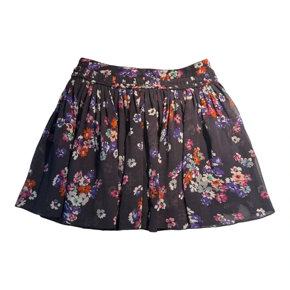 American‎ Eagle Outfitters Floral Mini Skirt Multicolor Size 0